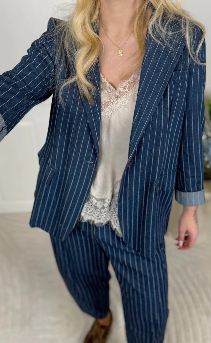 Marta Du Chateau Blazer - Lenia - Denim - Image 2