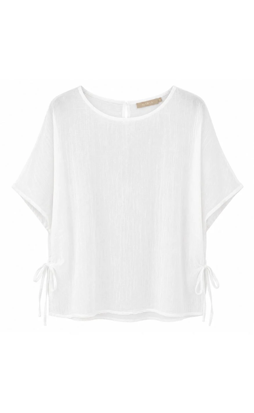 Marta Du Chateau Bluse - Annalise - White