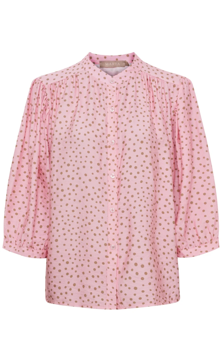 Marta Du Chateau Bluse -  Destiny - RosaX25557