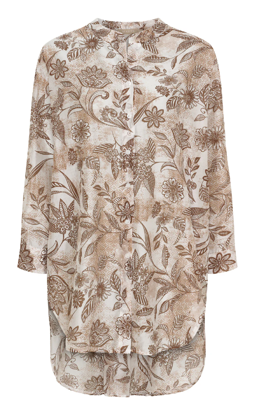 Marta Du Chateau Bluse - Lucca - Brown