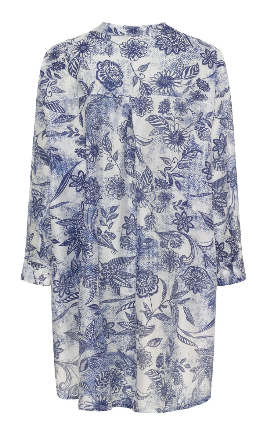 Marta Du Chateau Bluse - Lucca - Dark Blue - Image 2