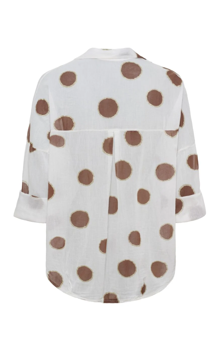 Marta Du Chateau Bluse - Riva - Brown - Image 5