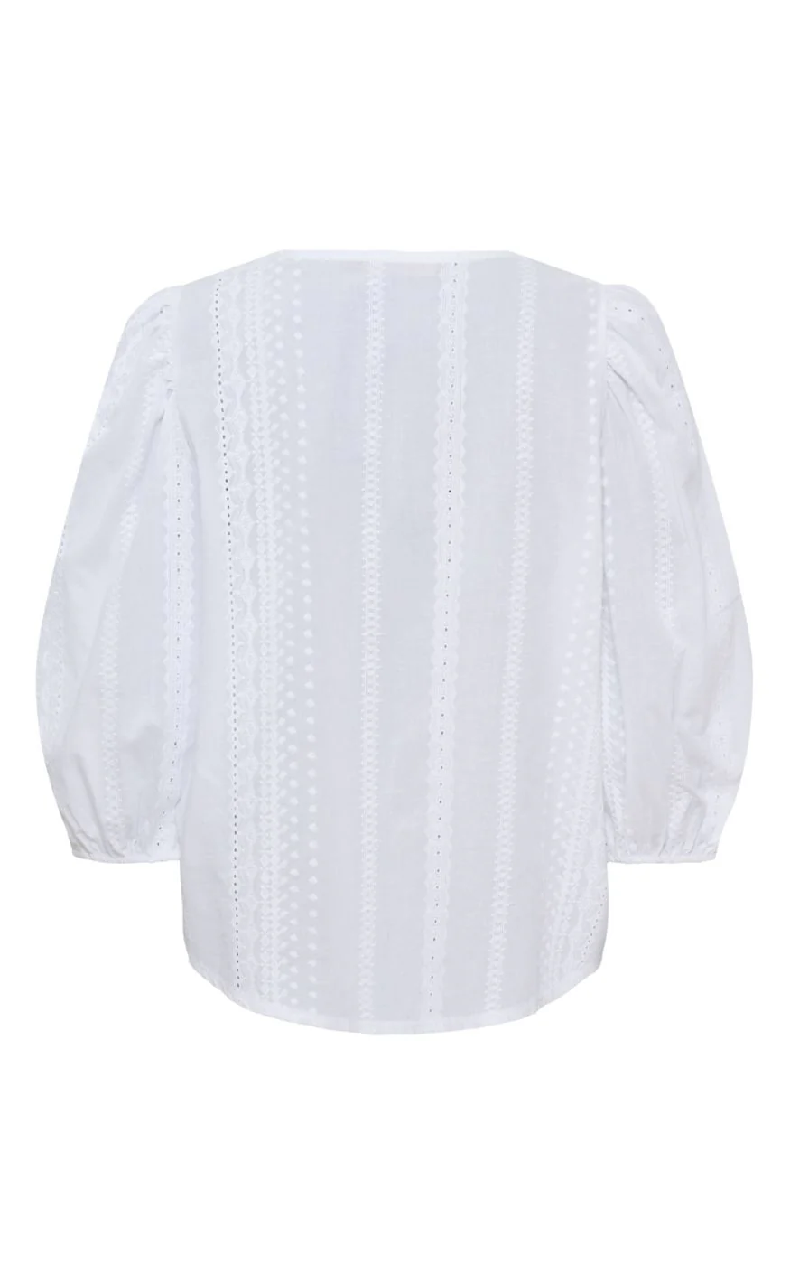 Marta Du Chateau Bluse - Valessia - White - Image 4