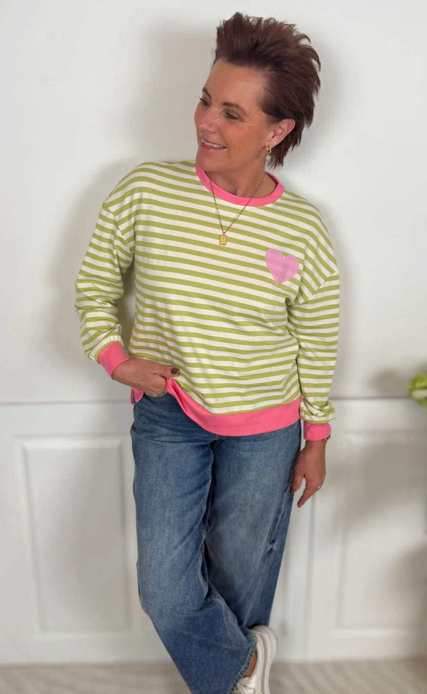 Marta Du Chateau Bluse - Vilda - Green/Baby - Image 3