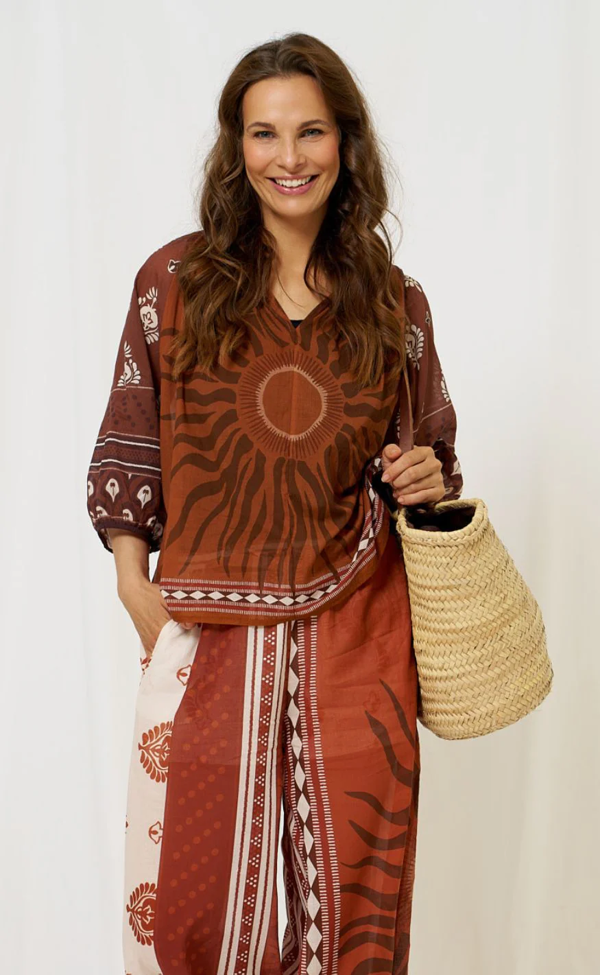 Marta Du Chateau Bukser - Fiorenza - Brown - Image 4