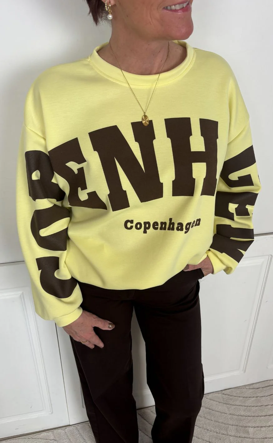 Marta Du Chateau Sweatshirt - Hibiscus - Yellow/Moro - Image 4