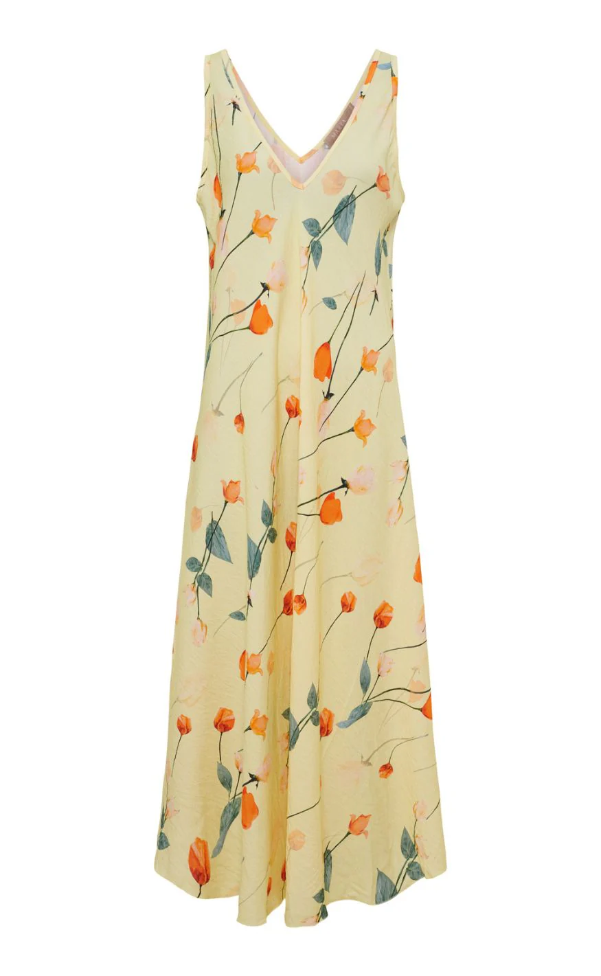 Marta Du Chateau Kjole - Isley - Yellow7249tpg