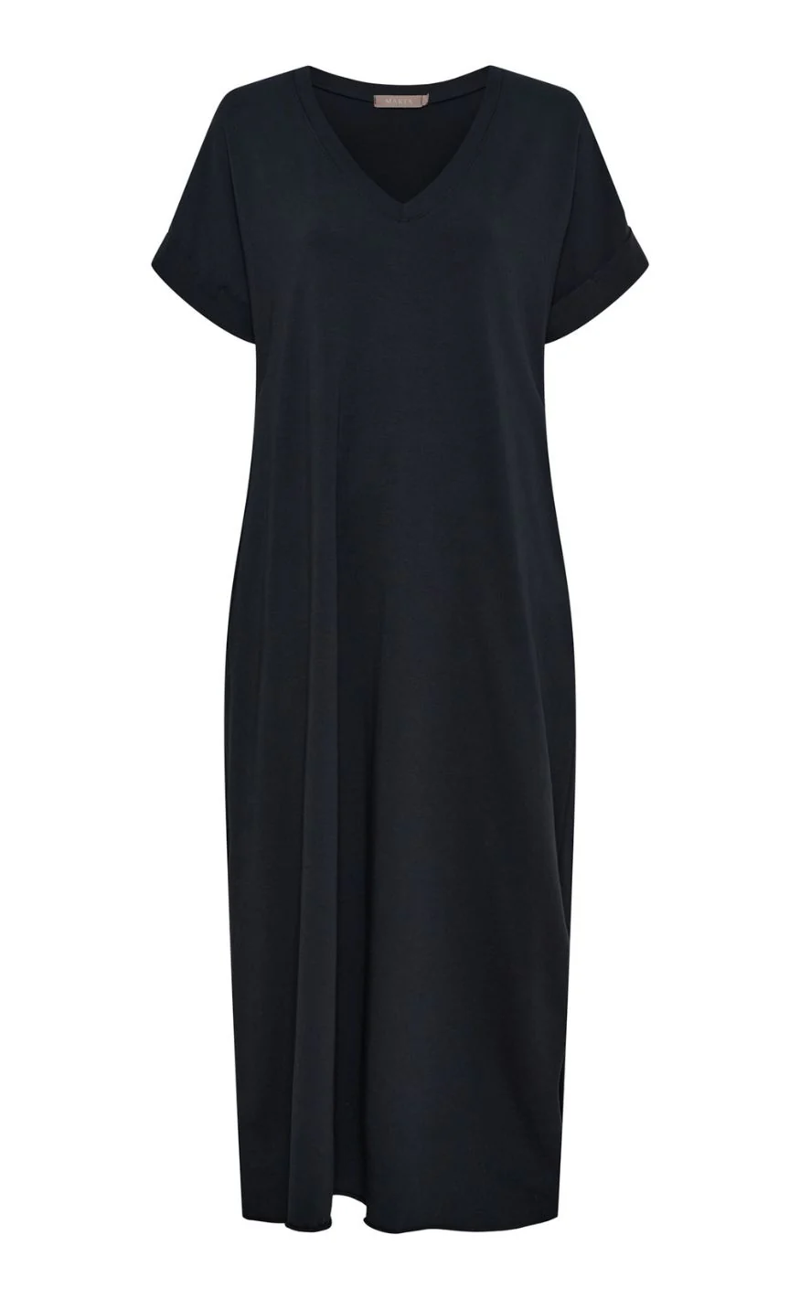 Marta Du Chateau Kjole - Linna - Black