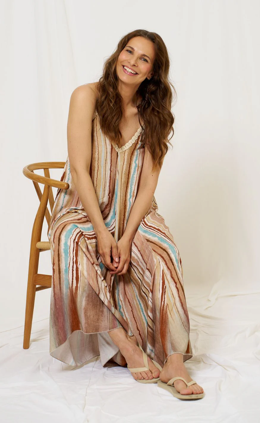 Marta Du Chateau Kjole - Violette - Beige - Image 8
