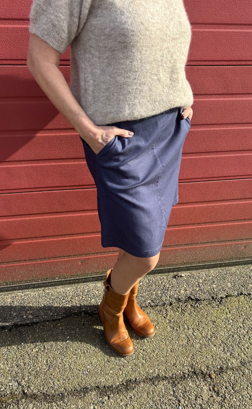 Marta Du Chateau Nederdel - Lisbeth - Navy4 - Image 4