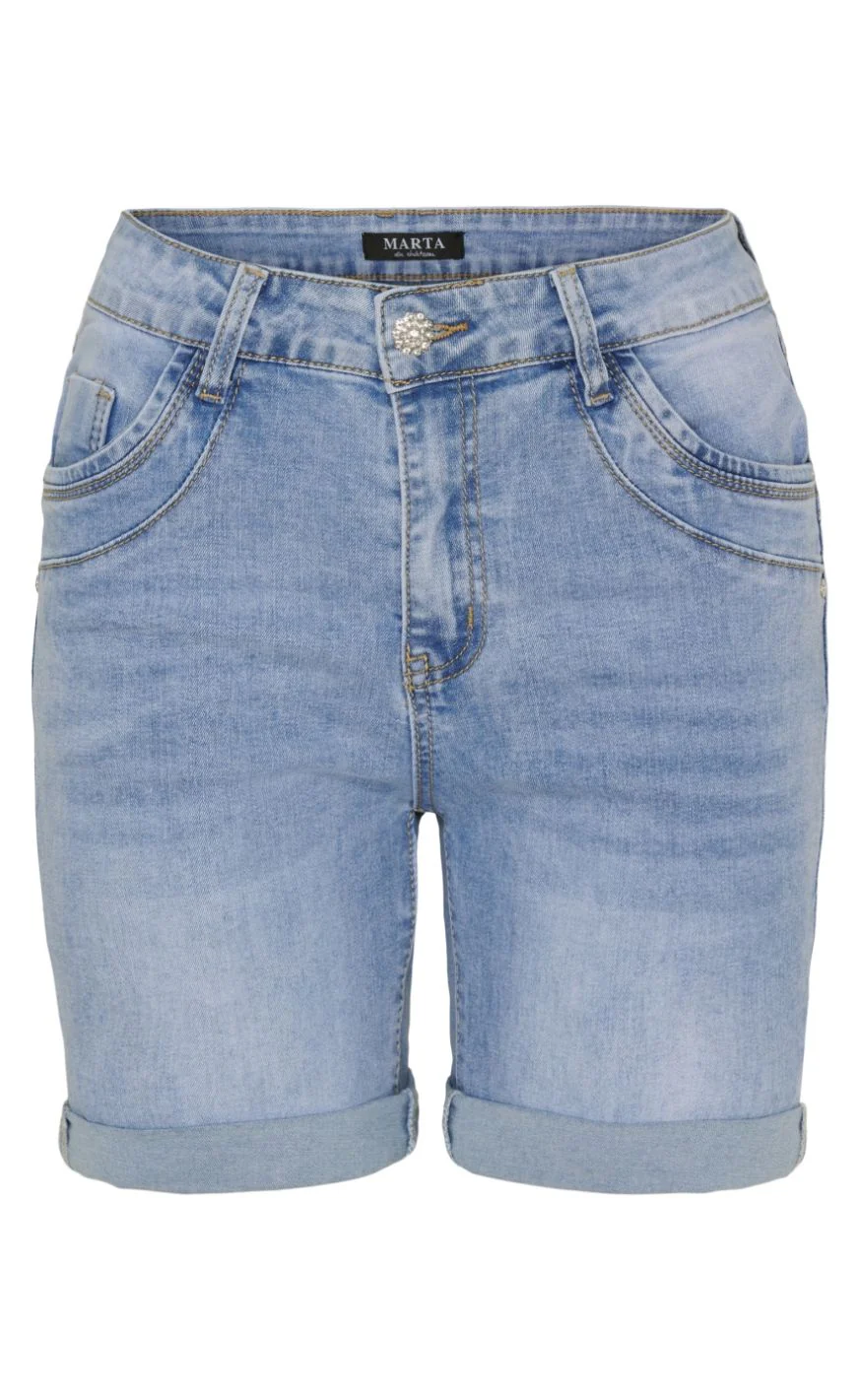 Marta Du Chateau Shorts - Samara - Denim - Image 2