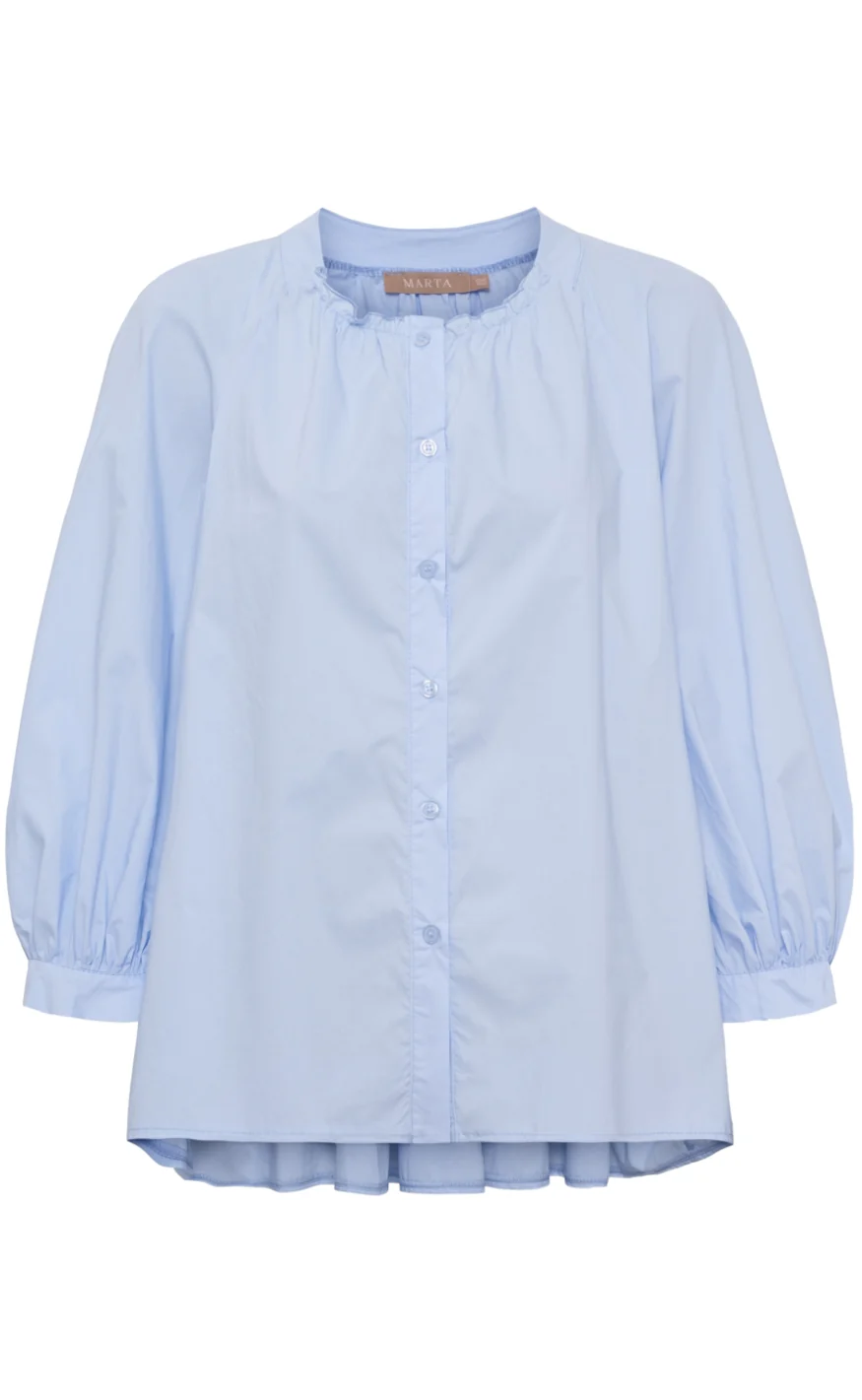 Marta Du Chateau Skjorte - Joelle - LightBlue14