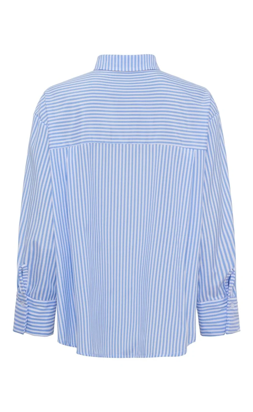 Marta Du Chateau Skjorte - Judika - Blue Stripe - Image 3