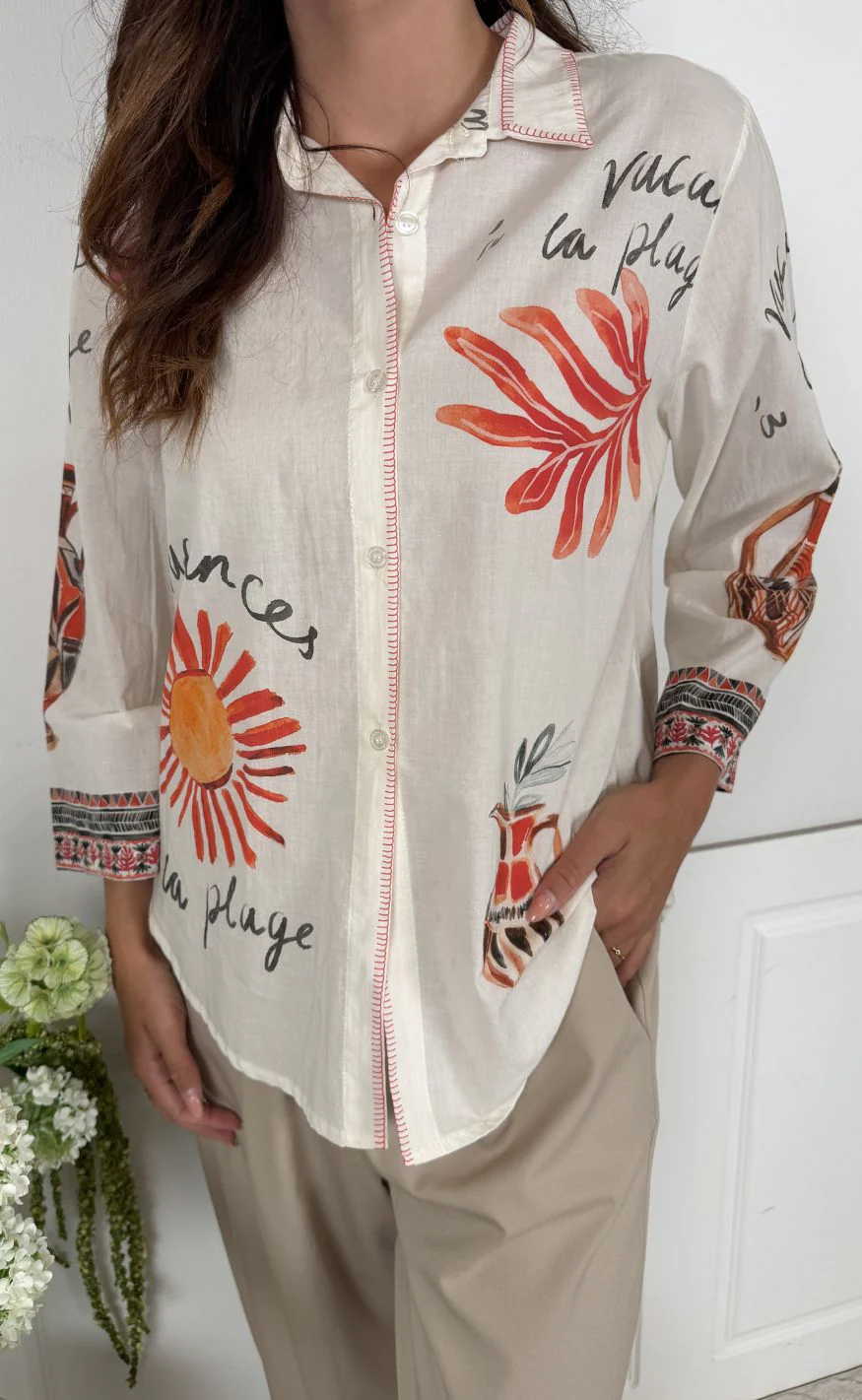 Marta Du Chateau Skjorte - Pirella - White Originale - Image 3