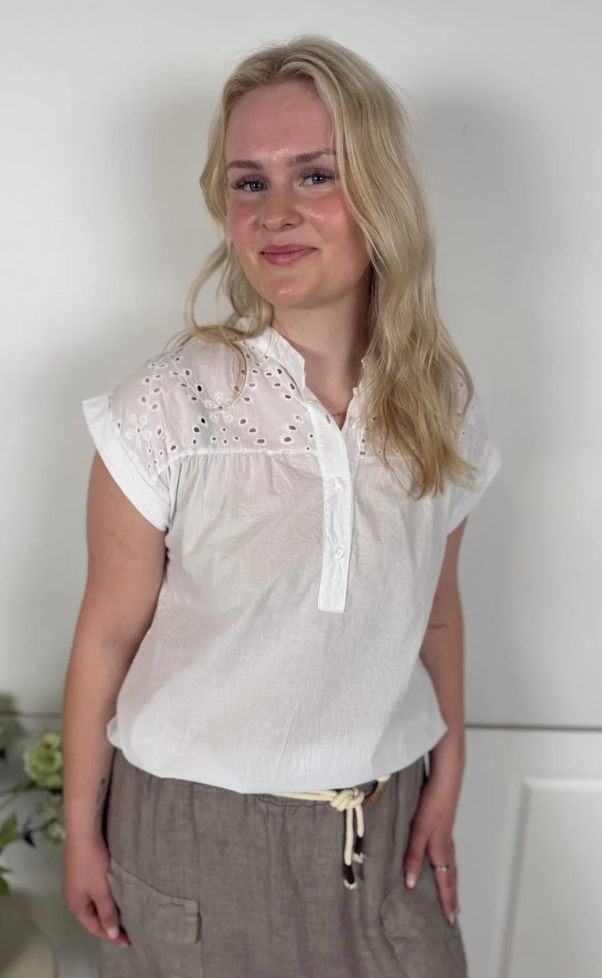 Marta Du Chateau Bluse - Rebekka - White