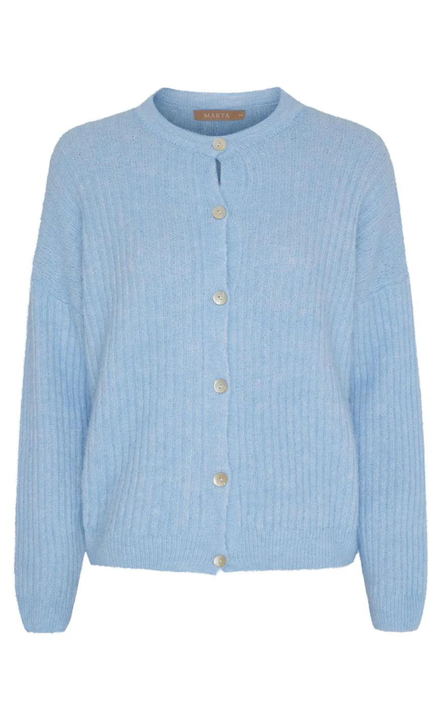 Marta Du Chateau Cardigan - Frederikke - Blue9528