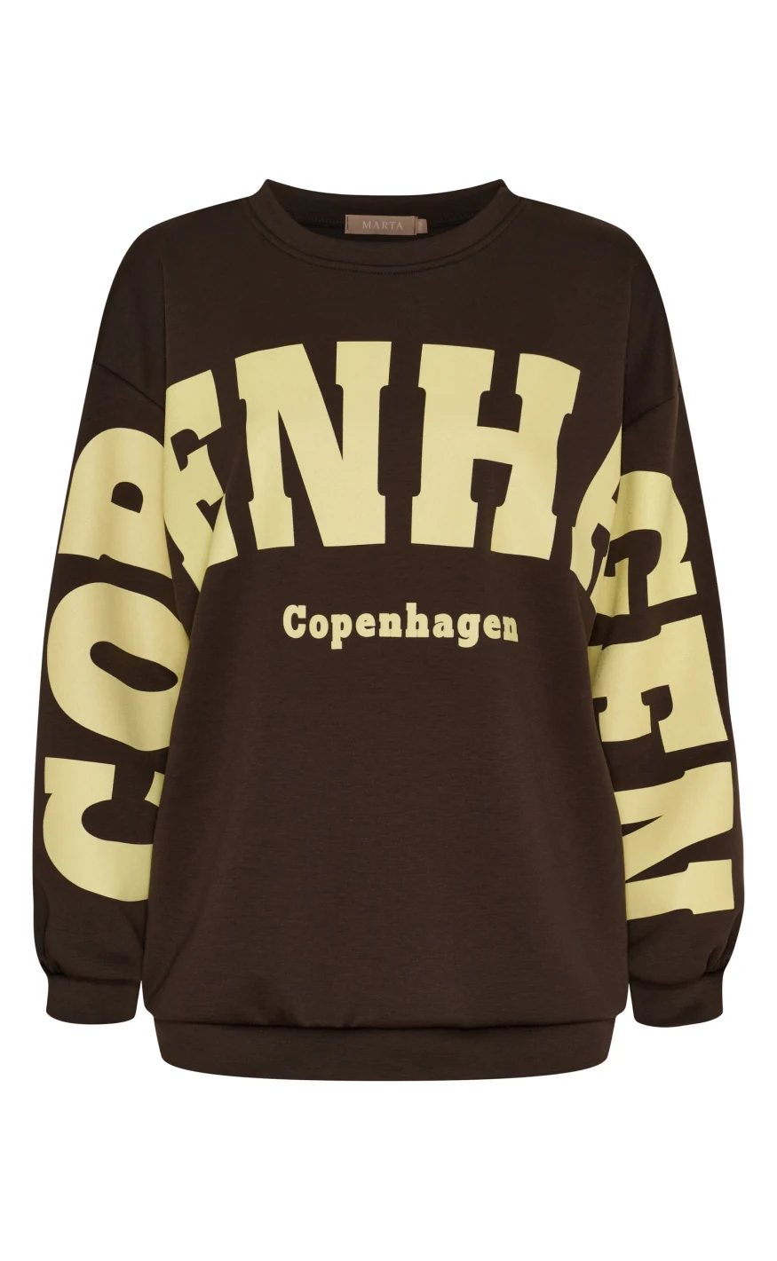 Marta Du Chateau Sweatshirt - Hibiscus - Brown/Yellow - Image 3