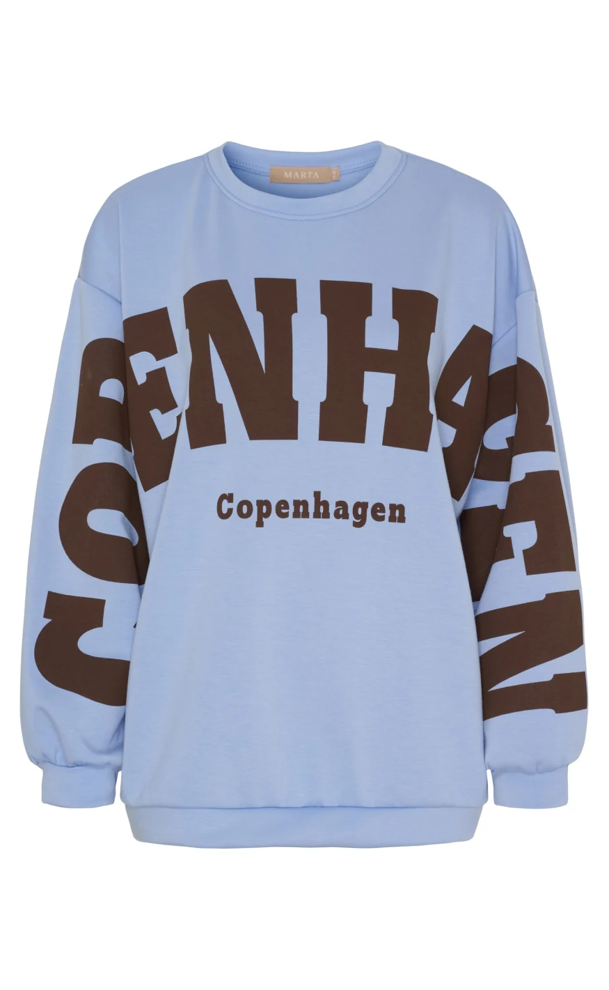 Marta Du Chateau Sweatshirt - Hibiscus - Sky Blue - Image 2