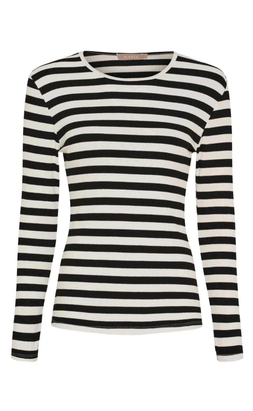 Marta Du Chateau Bluse - Begonia - Black