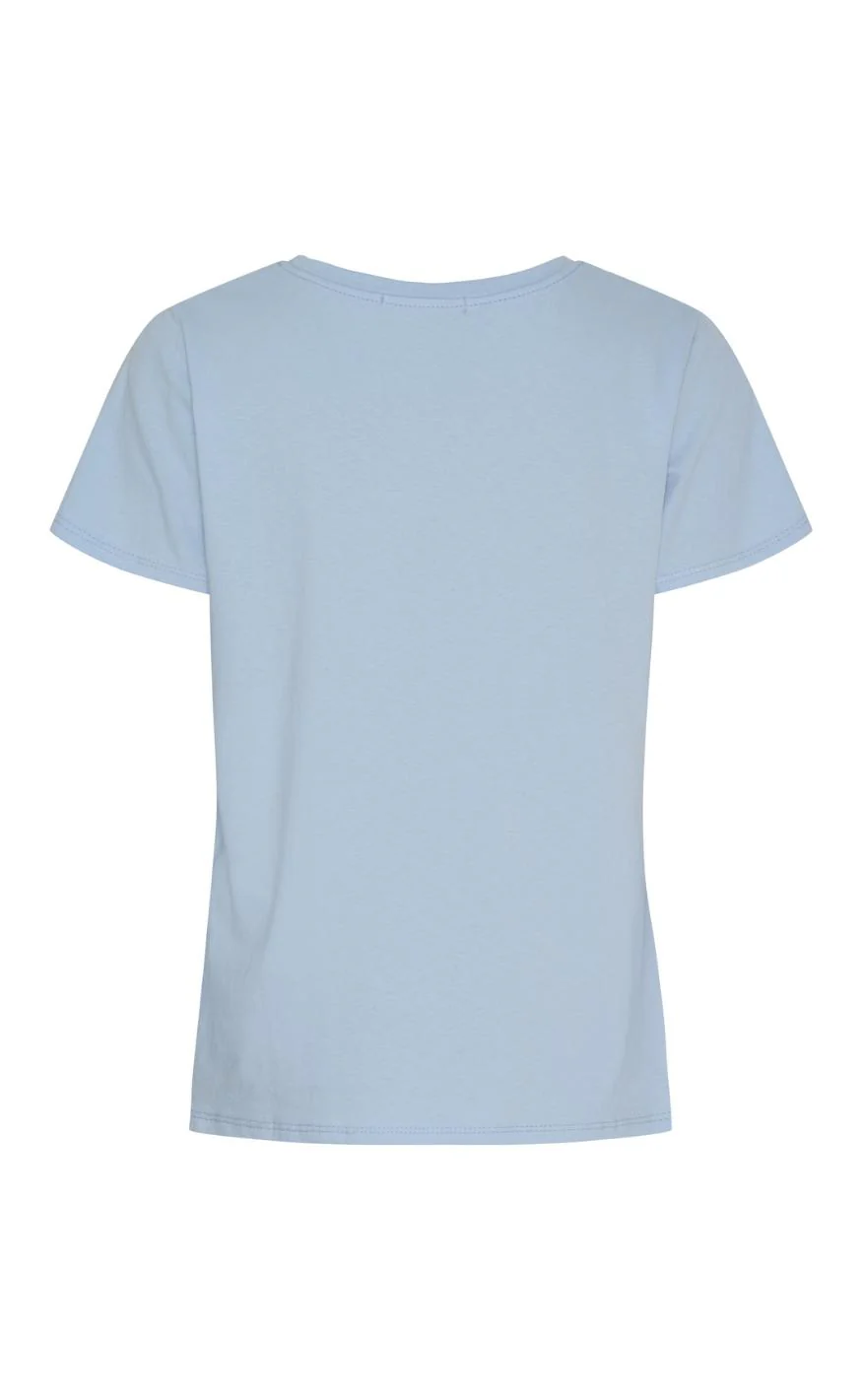 Marta Du Chateau T-Shirt - Herdis - Celeste Light/Beige - Image 2
