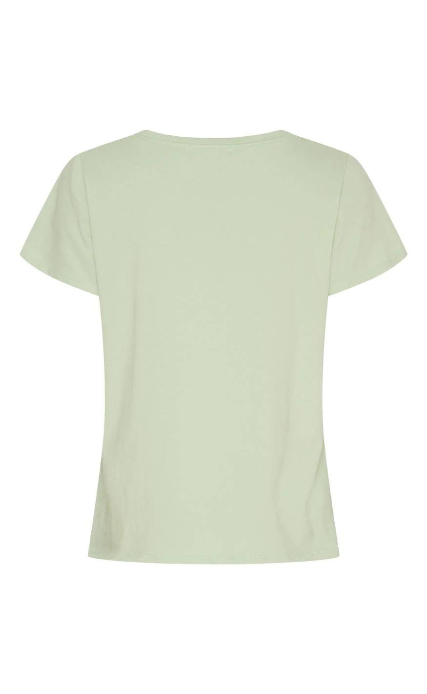 Marta Du Chateau T-shirt - Herdis - Mint16/Yellow - Image 2
