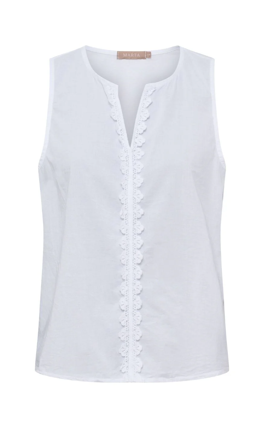 Marta Du Chateau Top - Vienna - White - Image 2