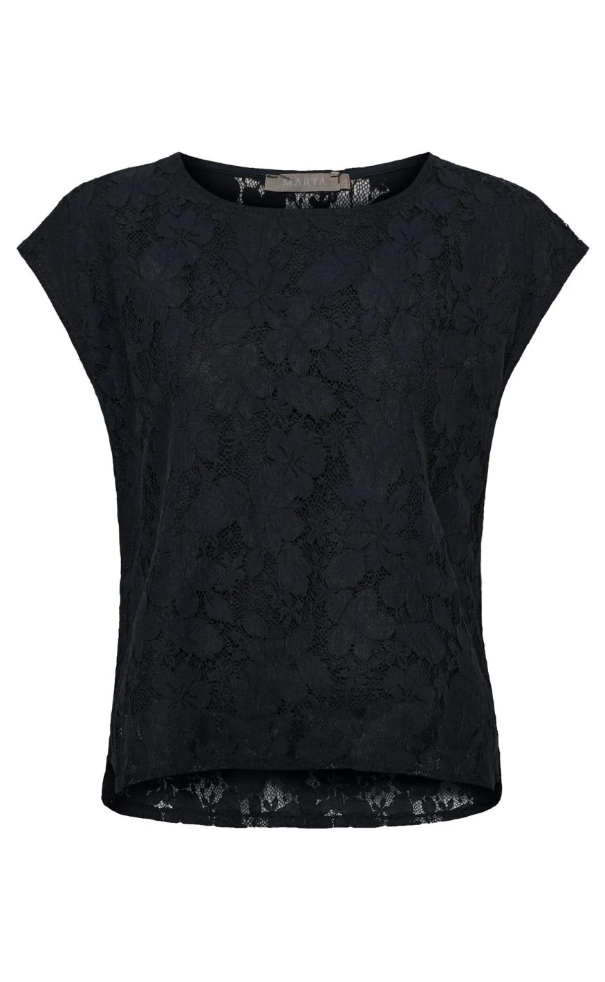 Marta Du Chateau Top - Zorina - Black