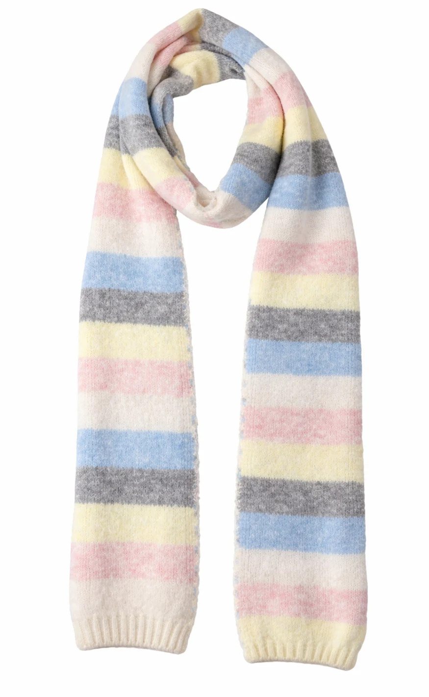 Marta Du Chateau Tørklæde - Silla - Light Blue/Pink