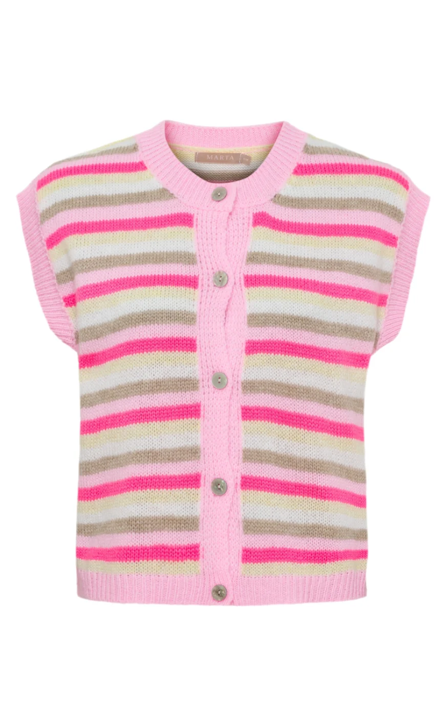 Marta Du Chateau Vest - Novalie - Pink