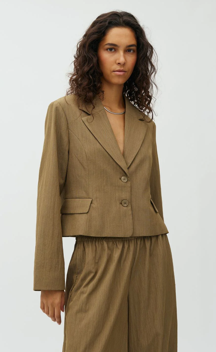 MbyM Blazer - Haring-M - Light Olive Melange - Image 5