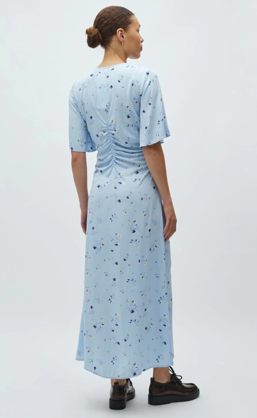 MbyM Kjole - Ineya - Lupir Print Blue - Image 3