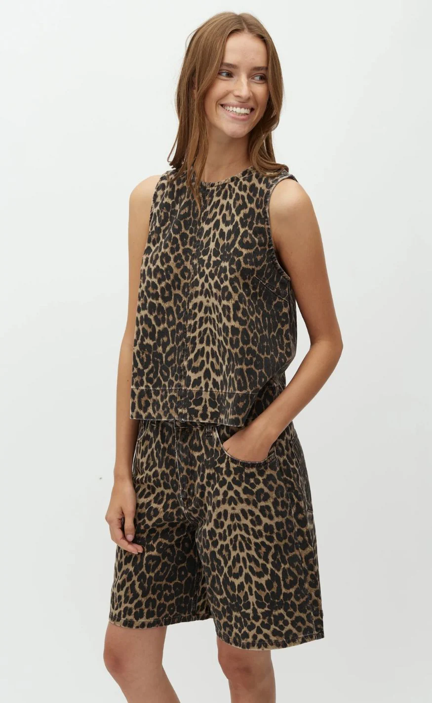 MbyM Shorts - Talina-M - Leopard Mist - Image 7