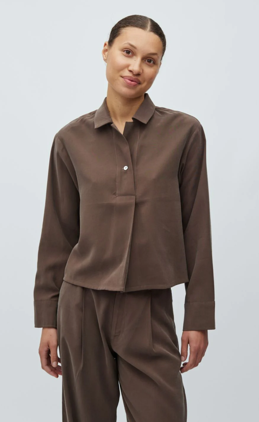 MbyM Skjorte - Elio - Chocolate Brown - Image 2