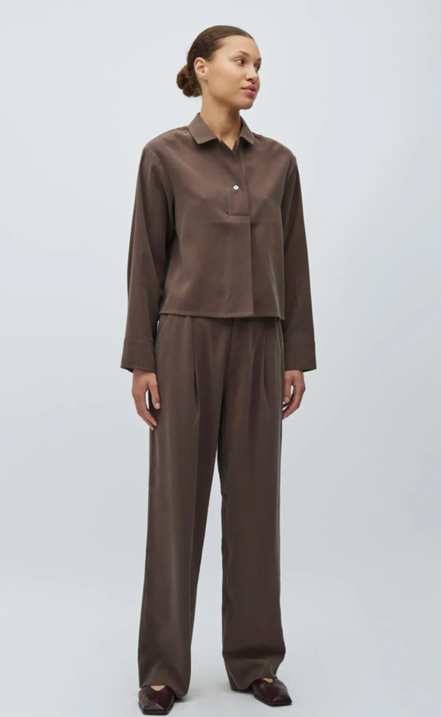 MbyM Skjorte - Elio - Chocolate Brown - Image 3