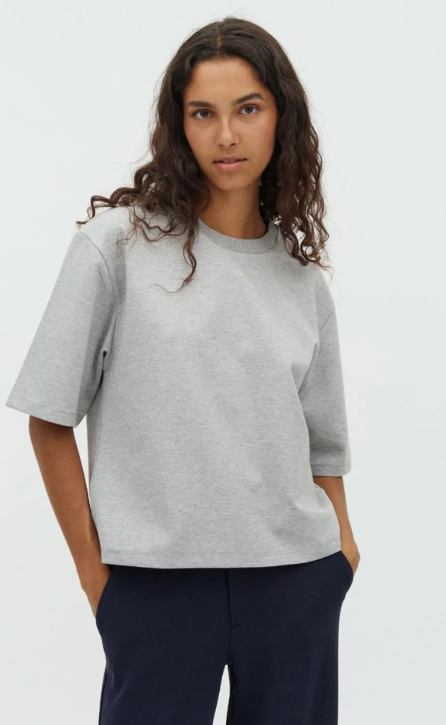 MbyM T-shirt - Emrys-M - Light Grey melange