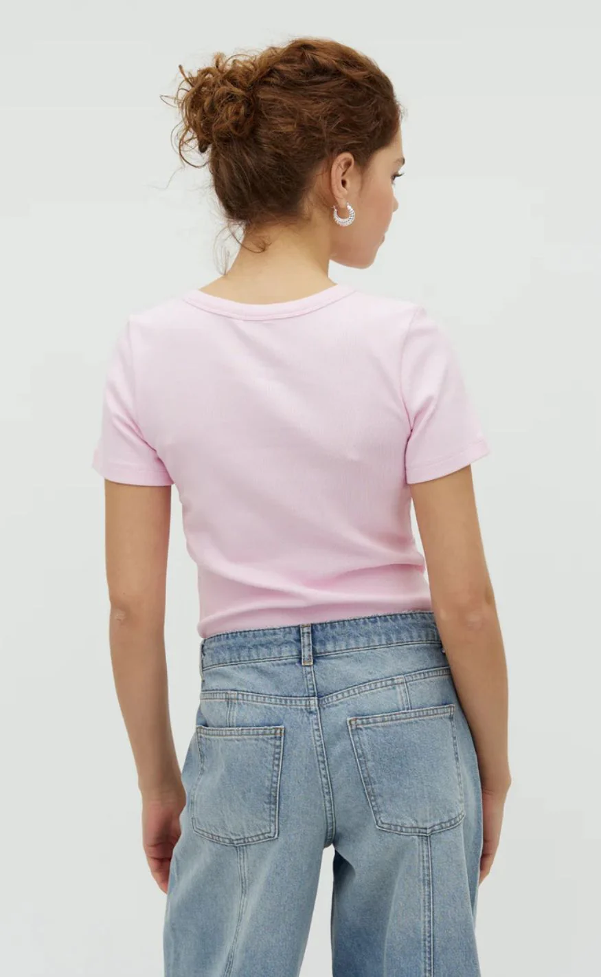 MbyM T-shirt - Otis-M - Pale Rose - Image 2
