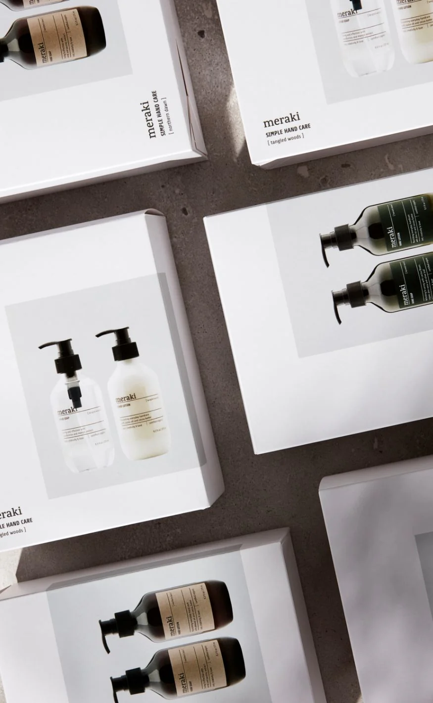 Meraki Gaveæske - Håndsæbe og håndcreme ''Simple Handcare'' 2x275 ml - Northern Dawn - Image 3