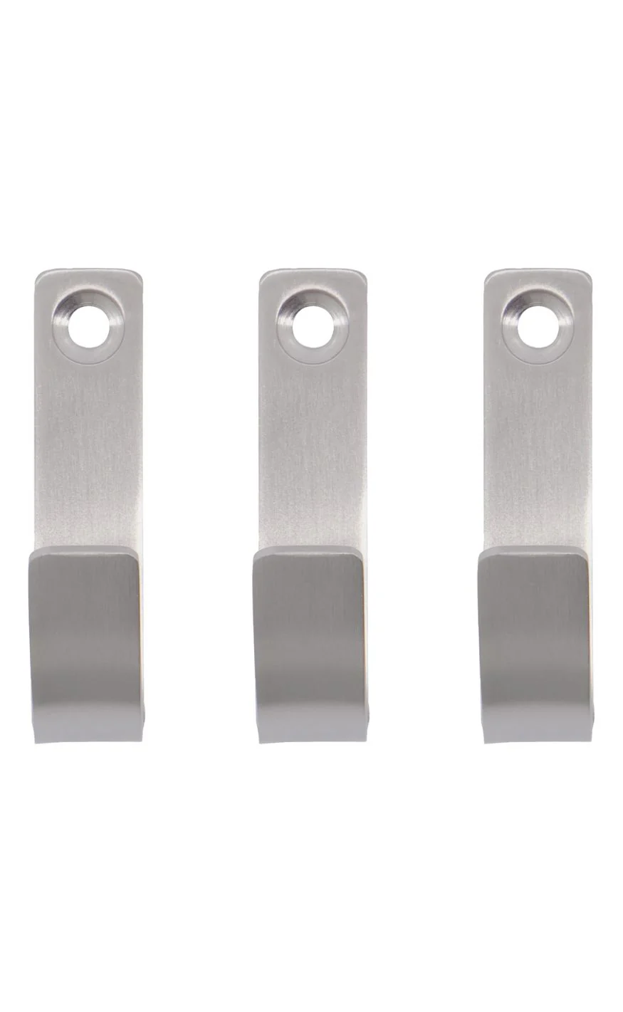 Meraki Knage - Thapsus 3-pack - Børstet Sølv Finish - Image 2