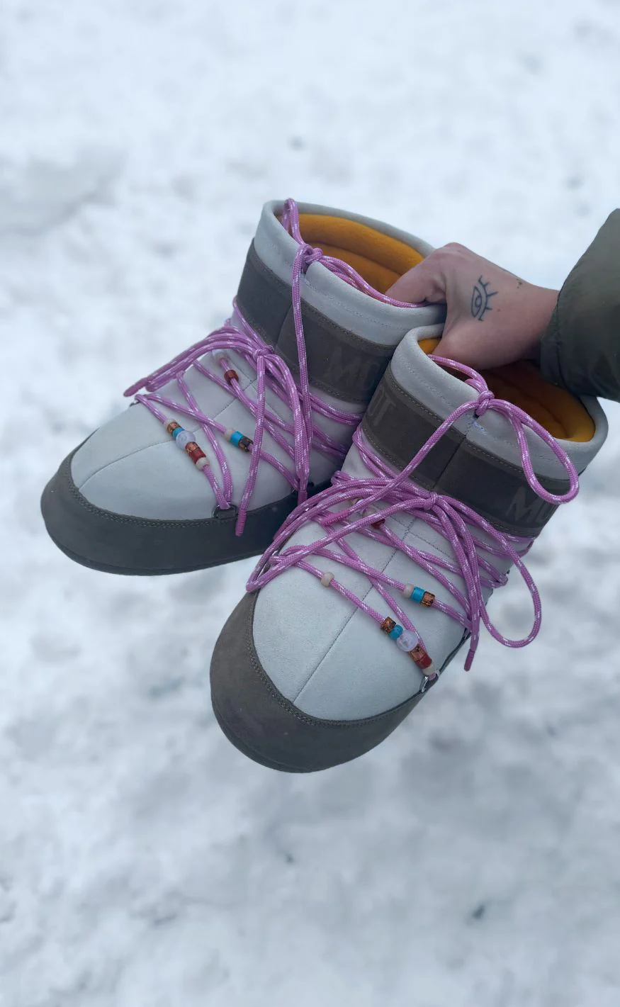 Moon Boot Støvler - MB x Girl - Honey/White Sand - Image 2