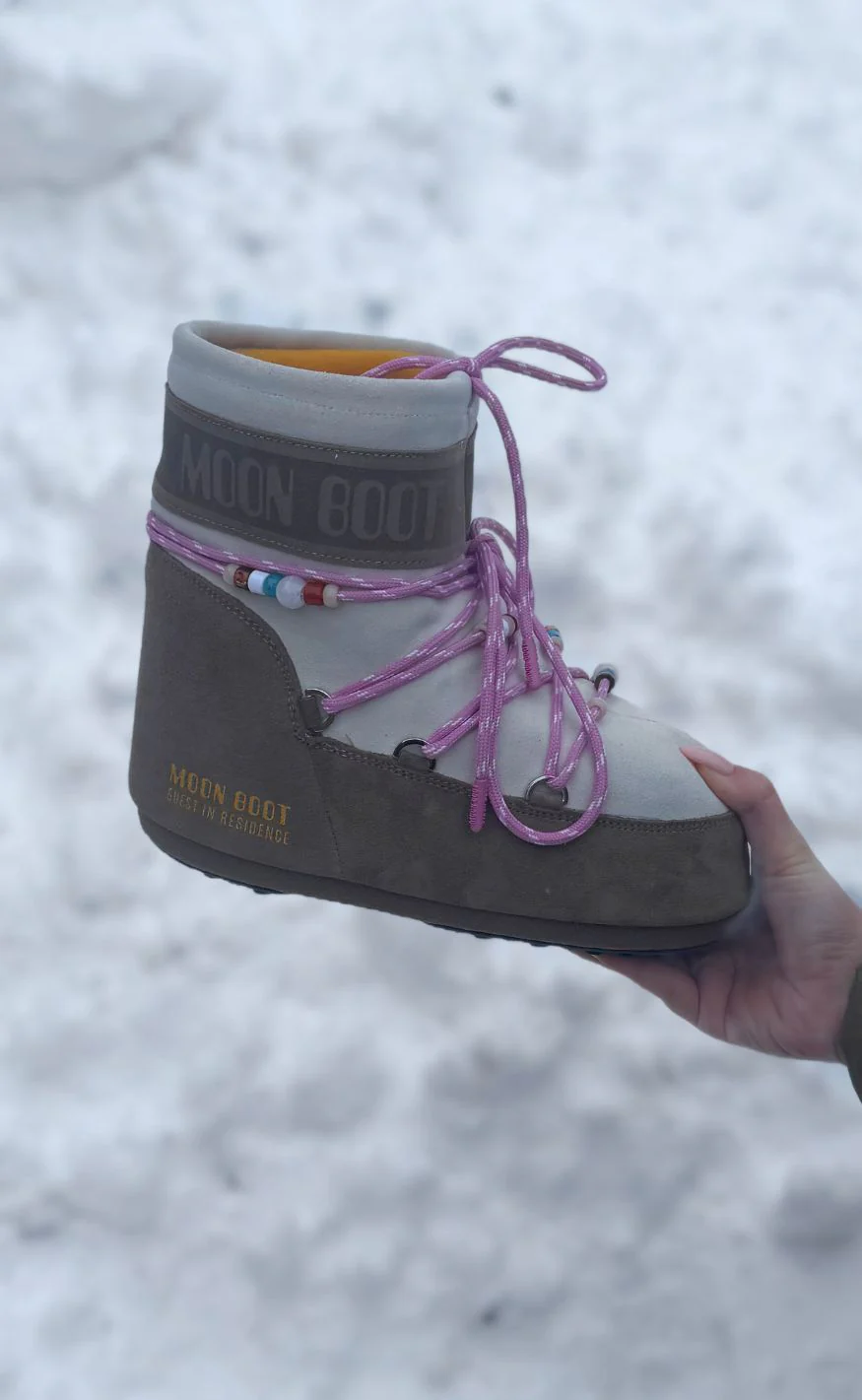 Moon Boot Støvler - MB x Girl - Honey/White Sand - Image 3