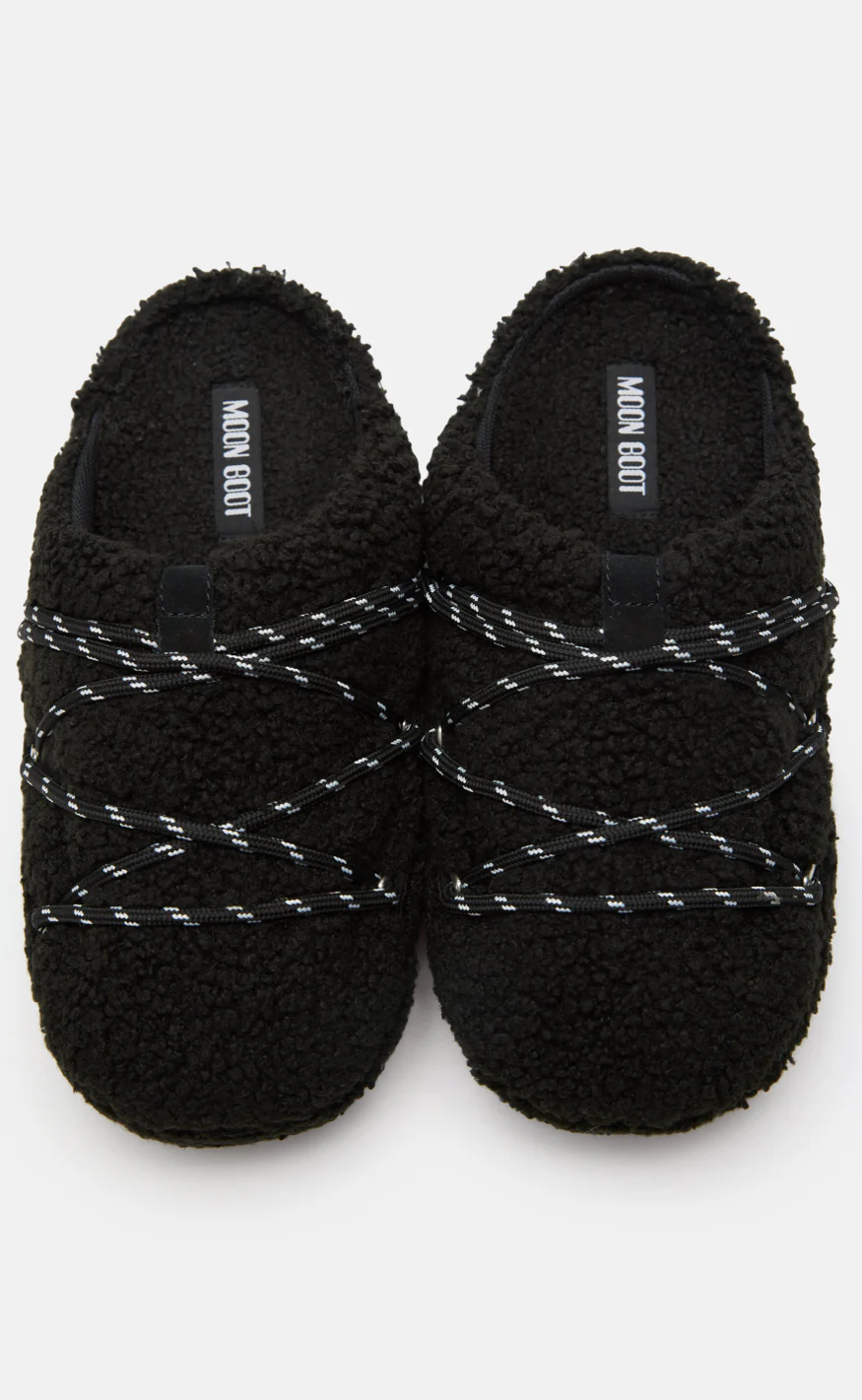 Moon Boots Slippers - Teddy - Black - Image 5