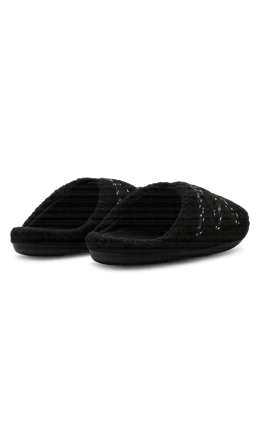 Moon Boots Slippers - Teddy - Black - Image 6