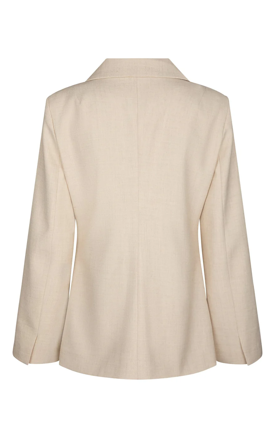Neo Noir Blazer - Carmia - Beige Melange - Image 3