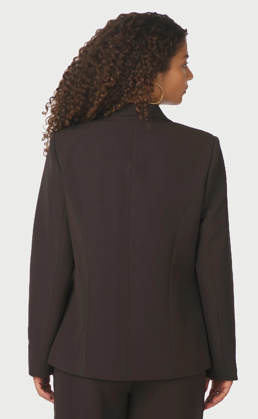 Neo Noir Blazer - Francine - Dark Brown - Image 11