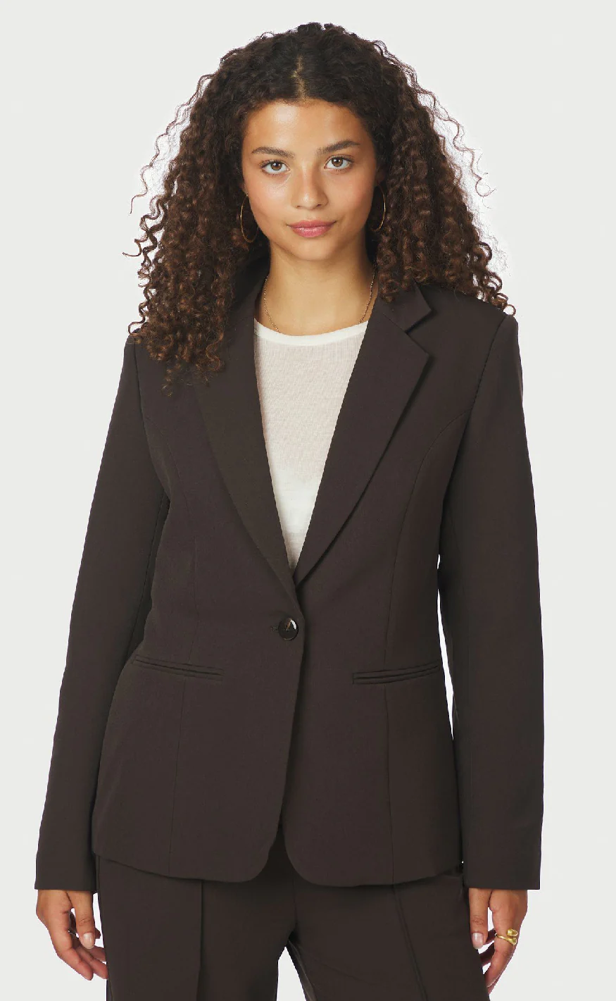 Neo Noir Blazer - Francine - Dark Brown - Image 9