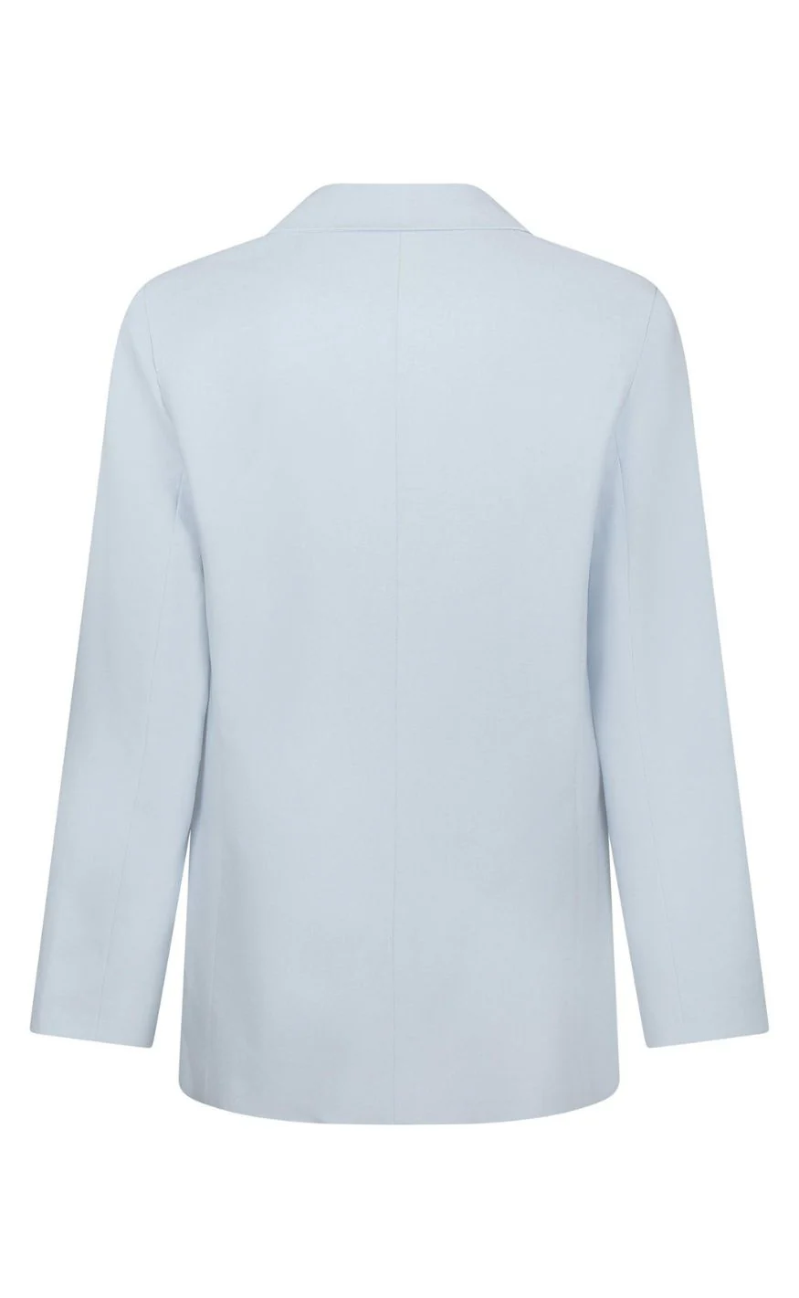 Neo Noir Blazer - Jarmon Linen - Light Blue - Image 3