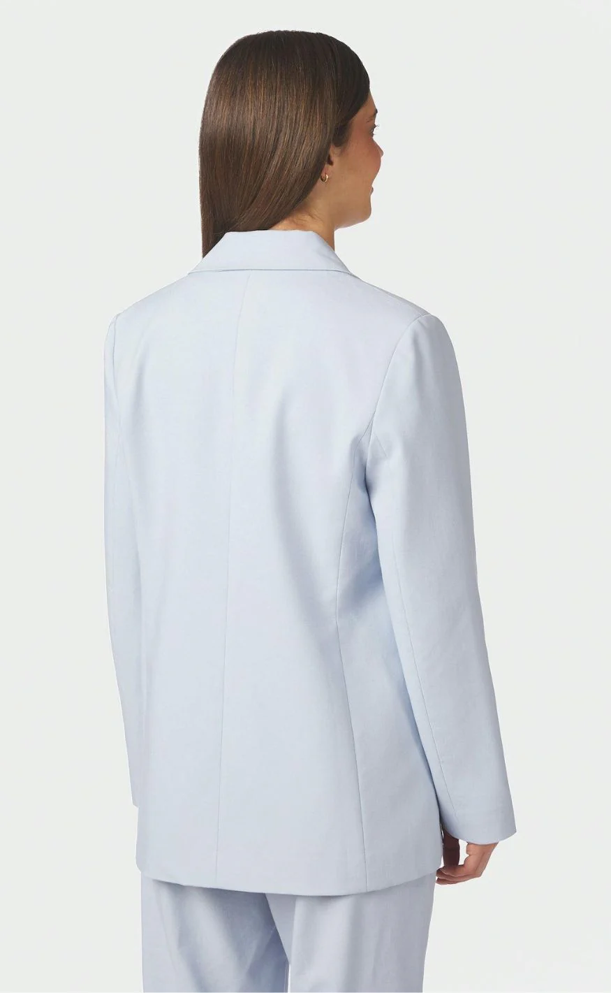 Neo Noir Blazer - Jarmon Linen - Light Blue - Image 4