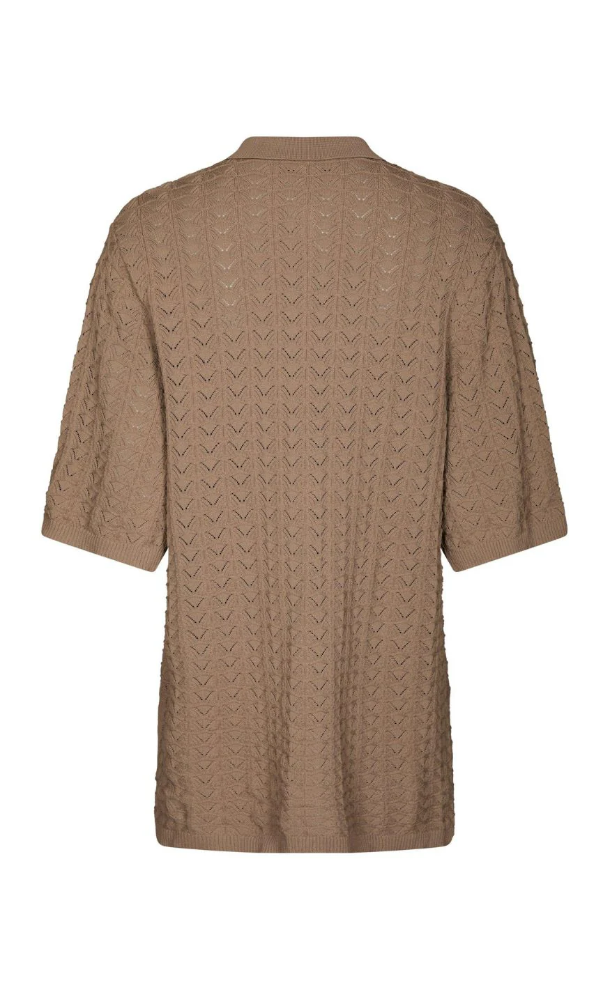 Neo Noir Bluse - Sette Fine - Taupe - Image 2