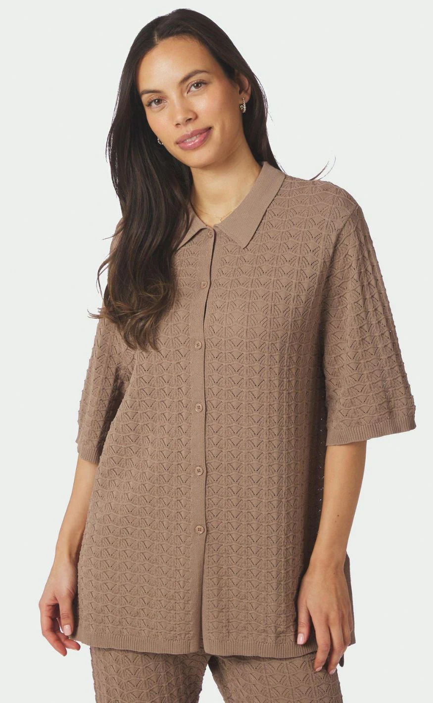 Neo Noir Bluse - Sette Fine - Taupe - Image 3