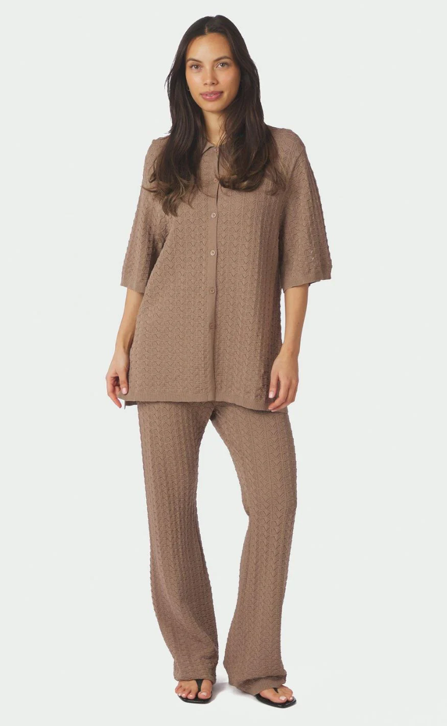Neo Noir Bluse - Sette Fine - Taupe - Image 5